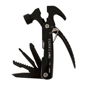 NWOT Amazon Mens I Love U Dad All in 1 Multitool Stainless W/ Case Black Mini